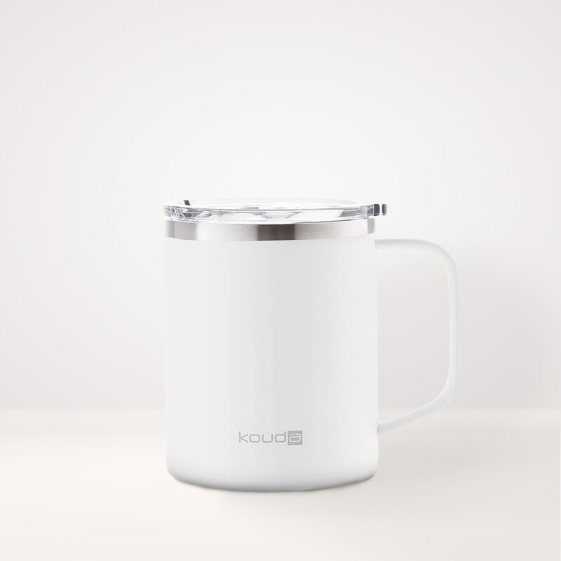 Caneca Térmica Kouda 370ml - Helga - Branca