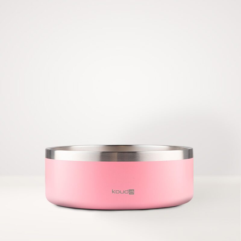 Comedouro Kouda 950ml - Pet Bowl - Rosa Claro