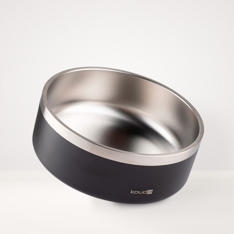 Comedouro Kouda 950ml - Pet Bowl - Preto