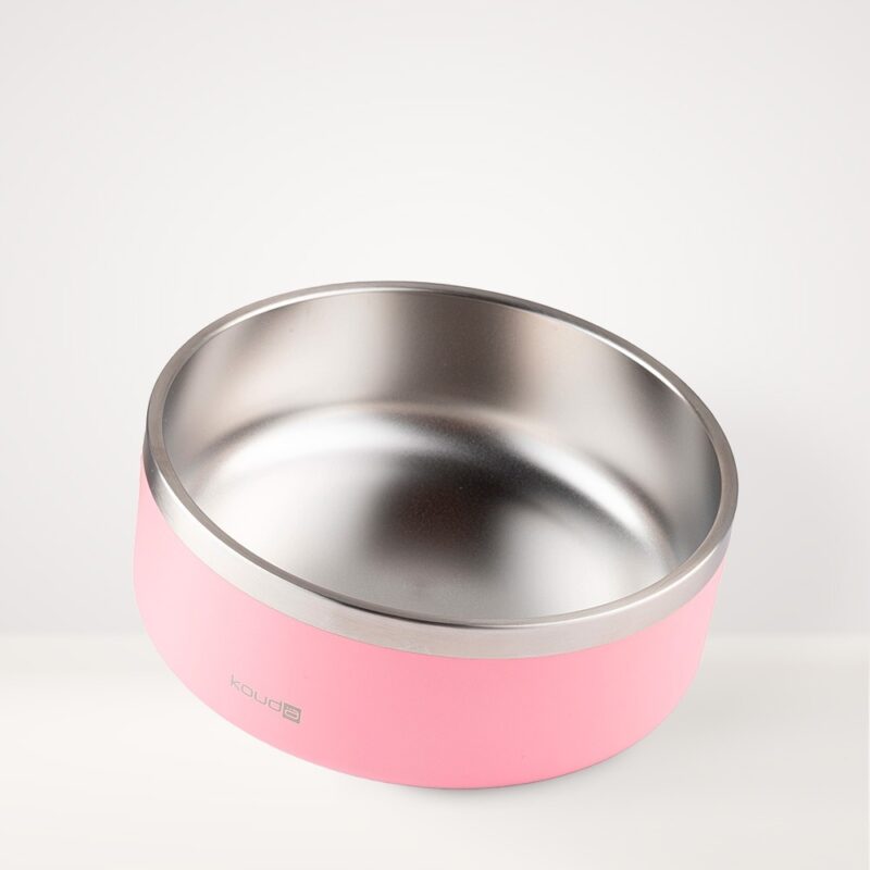 Comedouro Kouda 950ml - Pet Bowl - Rosa Claro