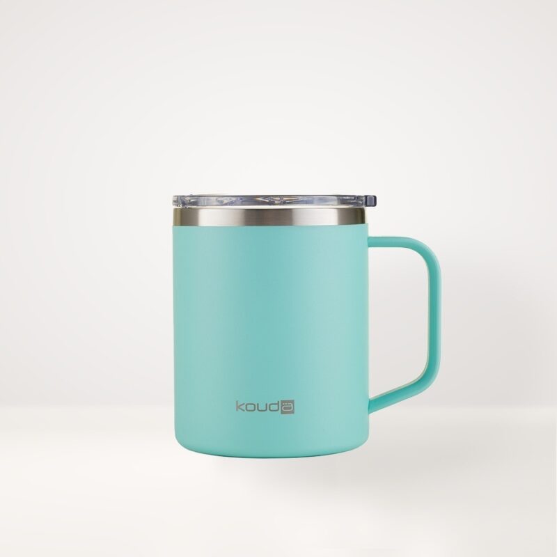 Caneca Térmica Kouda 370ml - Helga - Verde Água